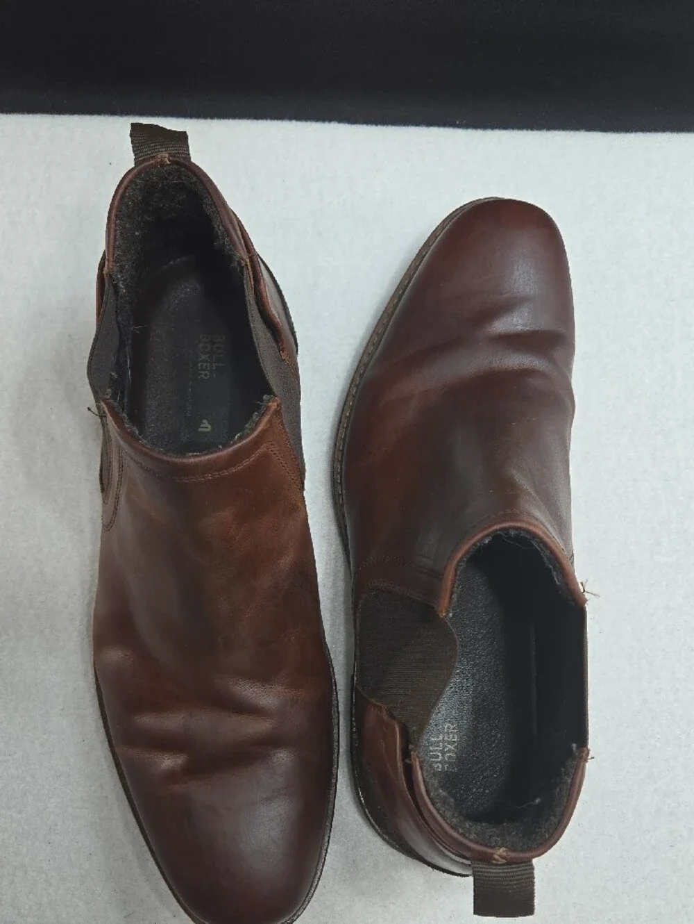 BullBoxer Men's Brown Leather Chukka Boots